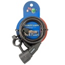 Велозамок на ключ  520 Ø8-1000mm з кріпленням на раму Флагман