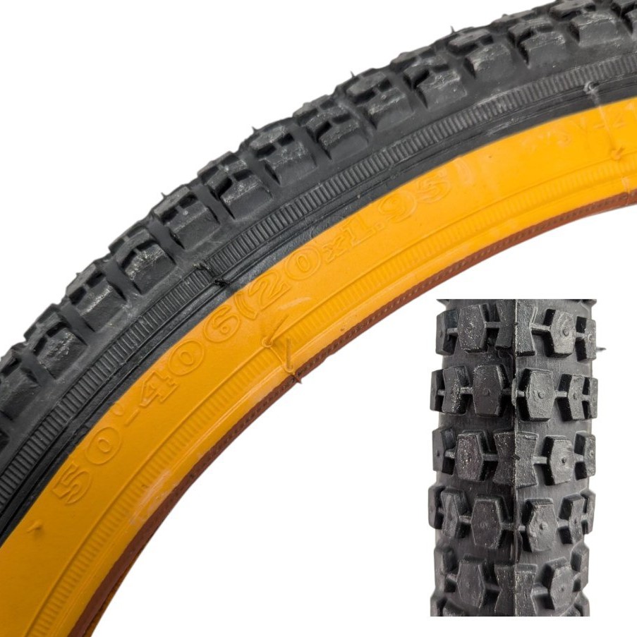 Покришка 20-2,0 SRC В'єтнам (218) шипована, ОРАНЖЕВИЙ БІК