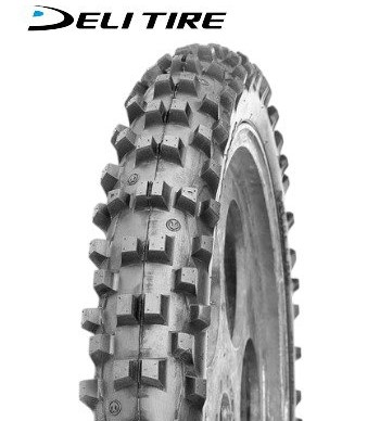 Мотошина  12"  80/100-12 DELI TIRE Індонезія SB-114 шипована,TT камерна  