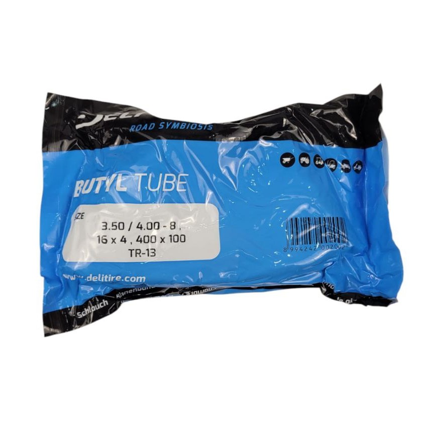 Камера  8"  3.50/4.00-8  DELI TIRE Індонезія (TR-13) прямий ніпель