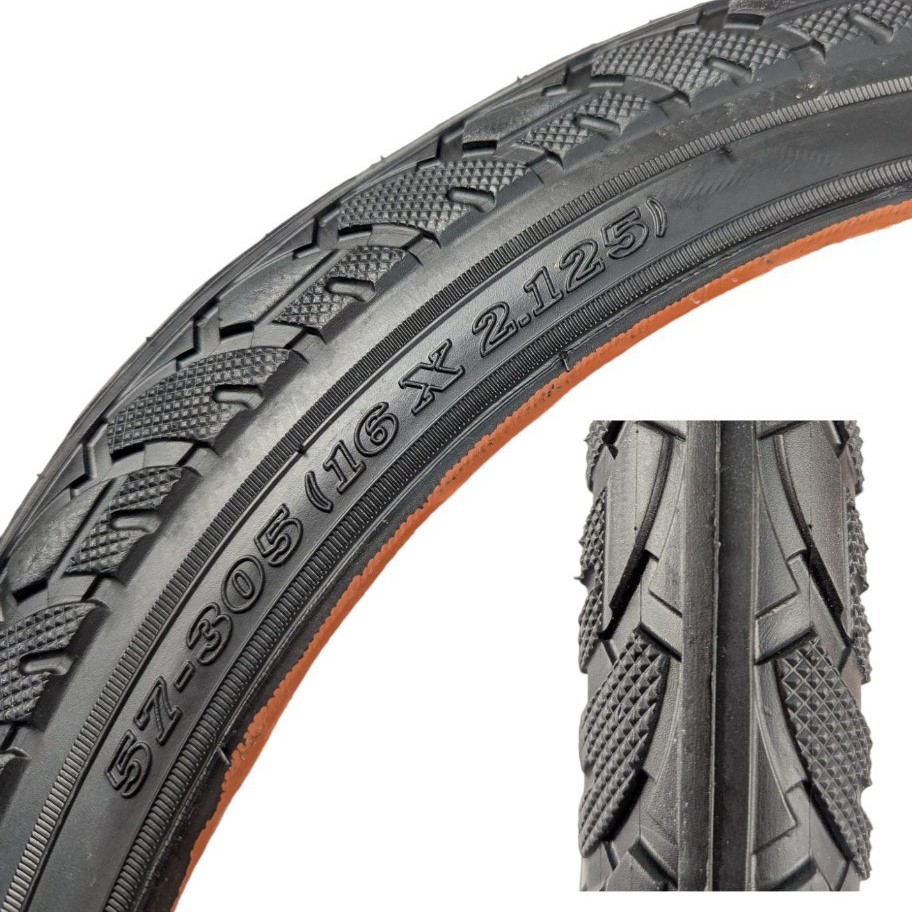 Покришка 16-2.125 SRC (225) слік, зубчик