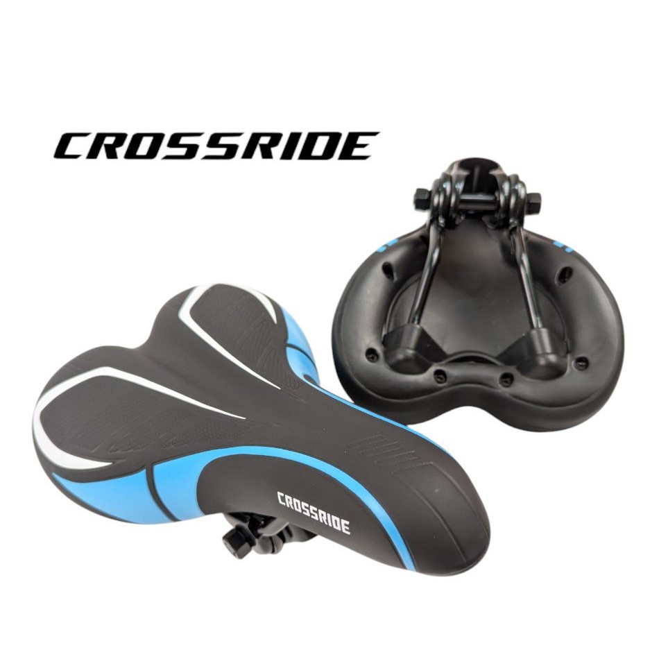 Сідло дитяче №901-B CROSSRIDE (240X140) чорно-синє