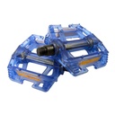 Педалі Hengchi FPD-287 , полікарбонат прозорий, сині