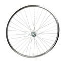 Колесо 28 перед, обід НІКЕЛЬ, спиця 2мм, втулка М на віночках 