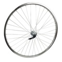 Колесо 28 зад, обід НІКЕЛЬ, спиця 2мм, втулка Чехія+к-т