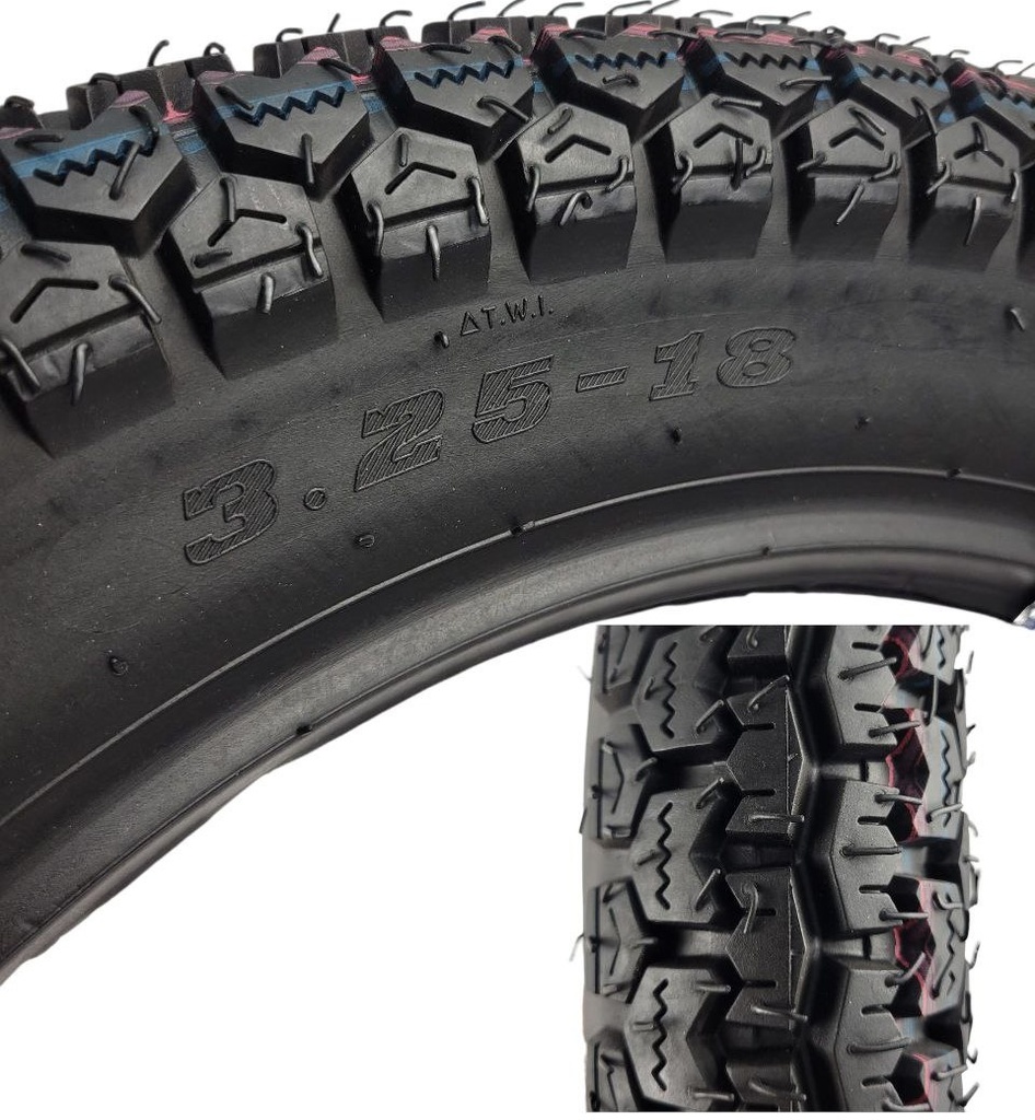 Мотошина  "18"  3.25-18  DS-131 POSCAL шипована, камерна TT