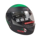 Мотошолом BLD-825, ХS(53-54), чорно-зелений, матовий