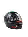 Мотошолом BLD-825, S(55-56), чорно-зелений, глянцевий