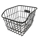 Кошик металевий на багажник чорний