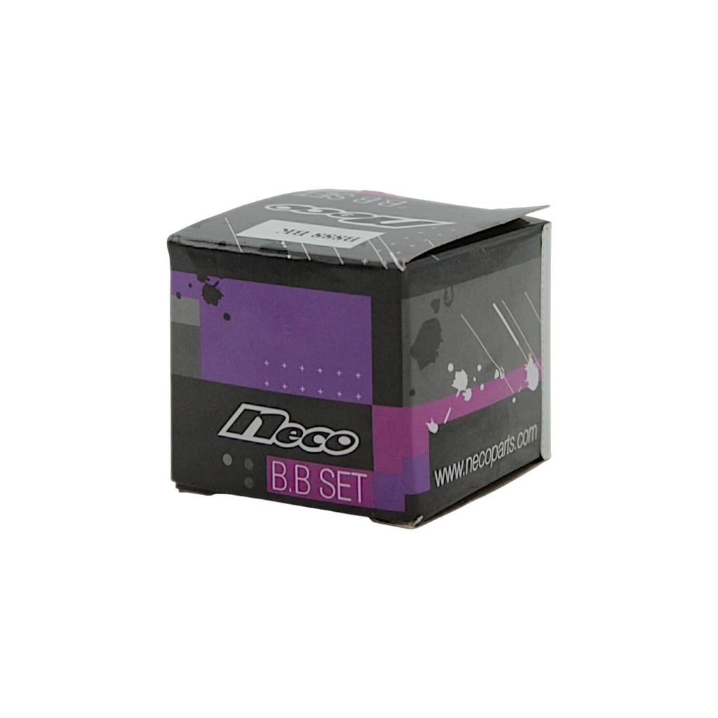 Чашки каретки дитячі, ВМХ в зборі МАЛІ, NECO (В888) на віночках 7 шаріків (Ø43,1мм) чорні