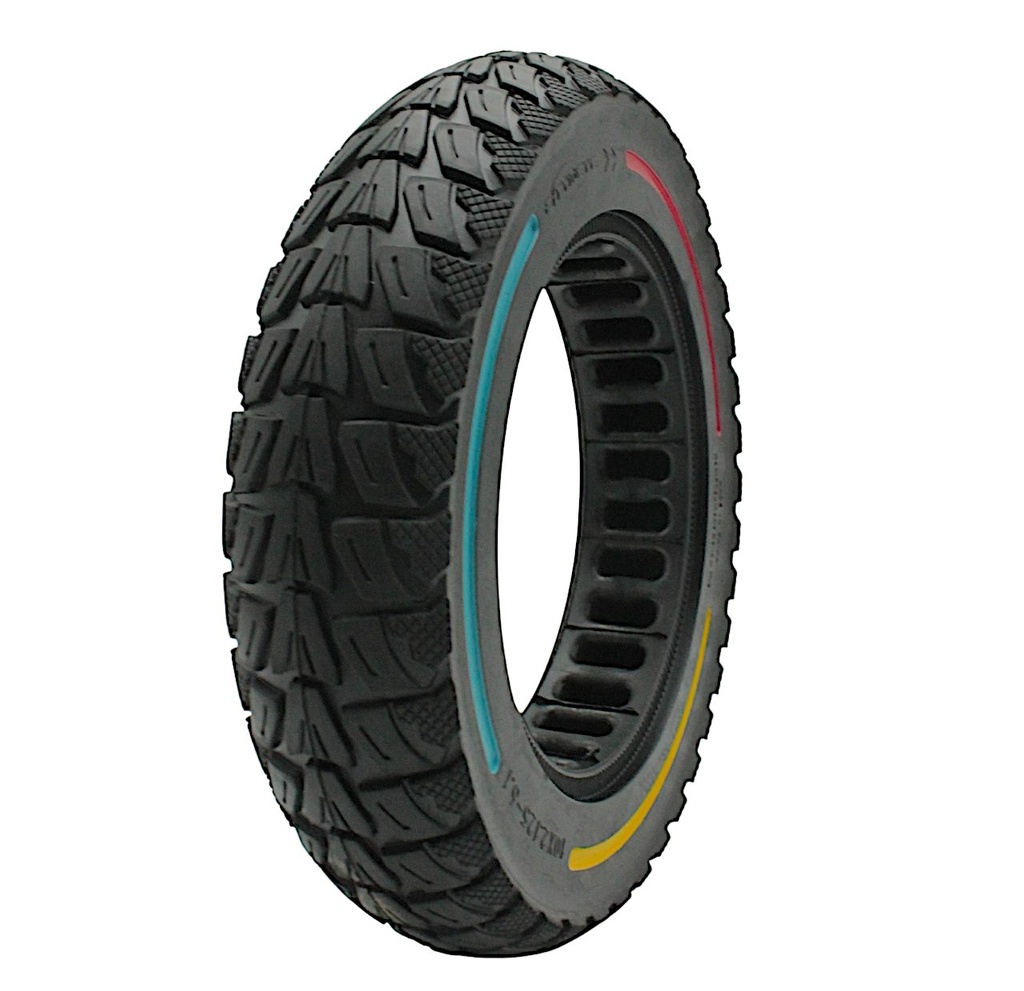 Покришка 10-2.125-6.1 CITYNEYE (внутрішні соти) для ел.самоката, безкамерна (Ø155 - 37мм), лита (190), з кольоровими полосами