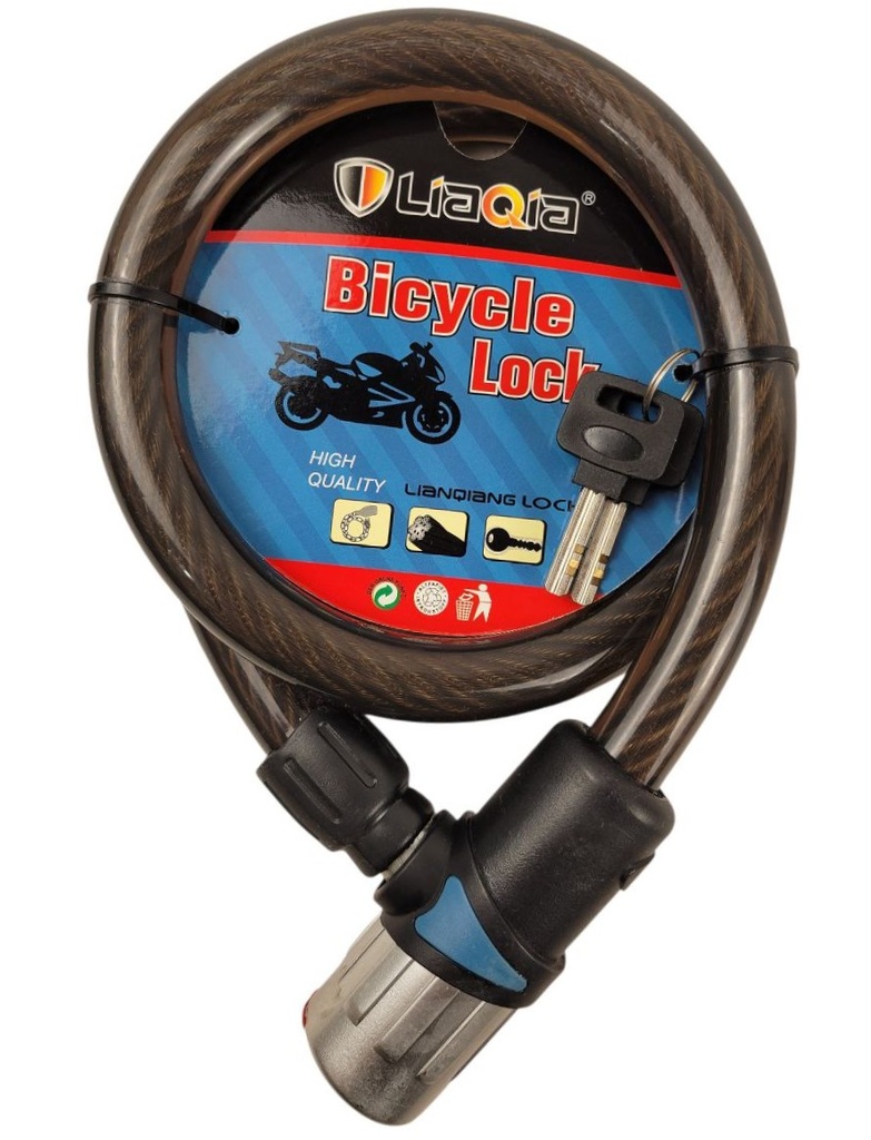 Велозамок на ключ LQ:122  Ø-22мм H-1000мм