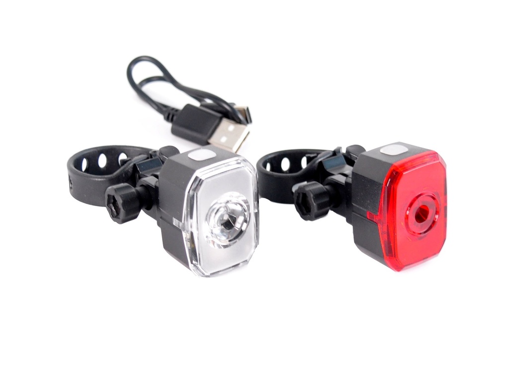 Мигалка + фара на USB зарядку Jing Yi  JY-6252 