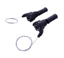 Грипшифт типу shimano (К-36) 3+7 швидкостей, чорний