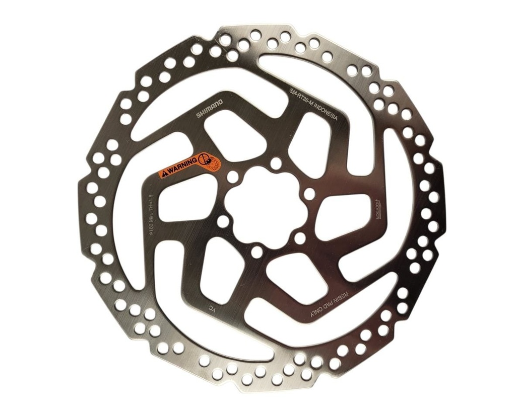 Гальмівний диск (ротор) Ø180мм SHIMANO SM-RT26 + болти