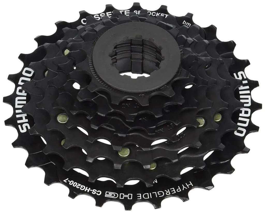 Касета 7 швидкостей SHIMANO HG-200 чорна (12-28T) 