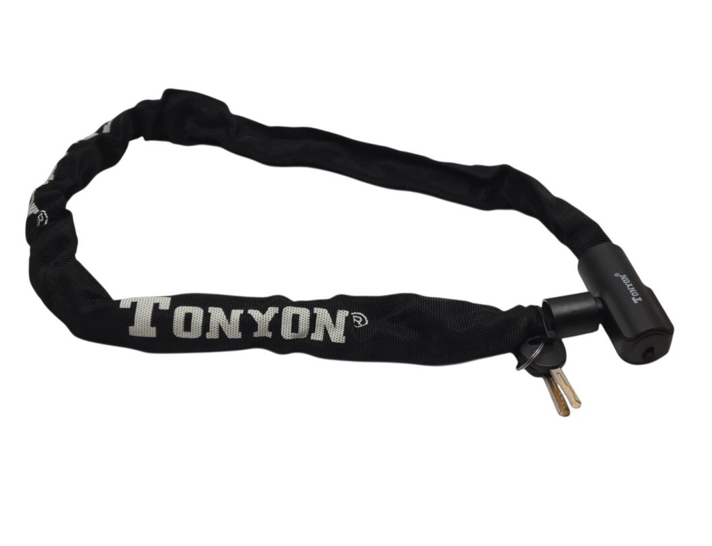 Замок-ланцюг на ключ TONYON (TY7932) в чохлі, Ø6mm L-900mm