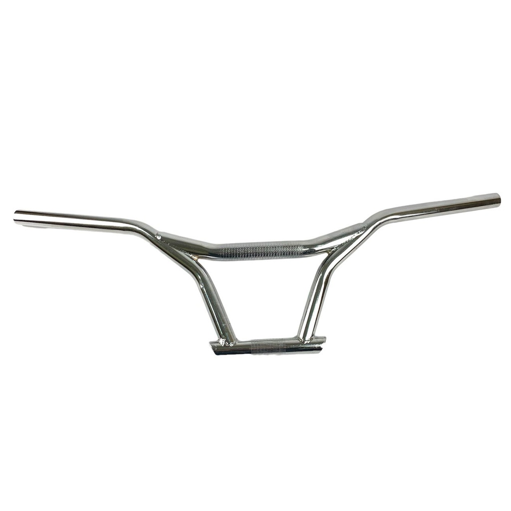 Руль ВМХ  сталевий нікель L-700 мм , Ø 22.2 мм