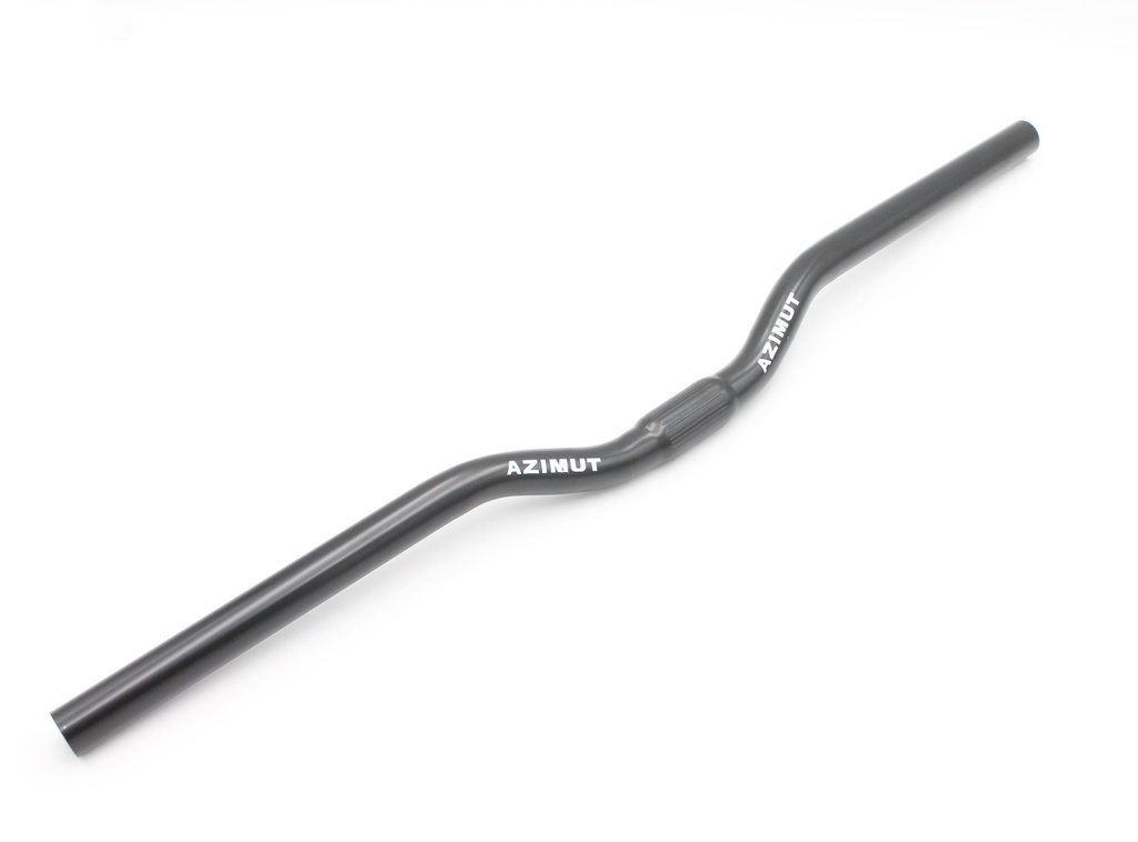 Руль мтв сталевий "ластівка" чорний L-620 мм, Ø 25.4 мм  AZIMUT