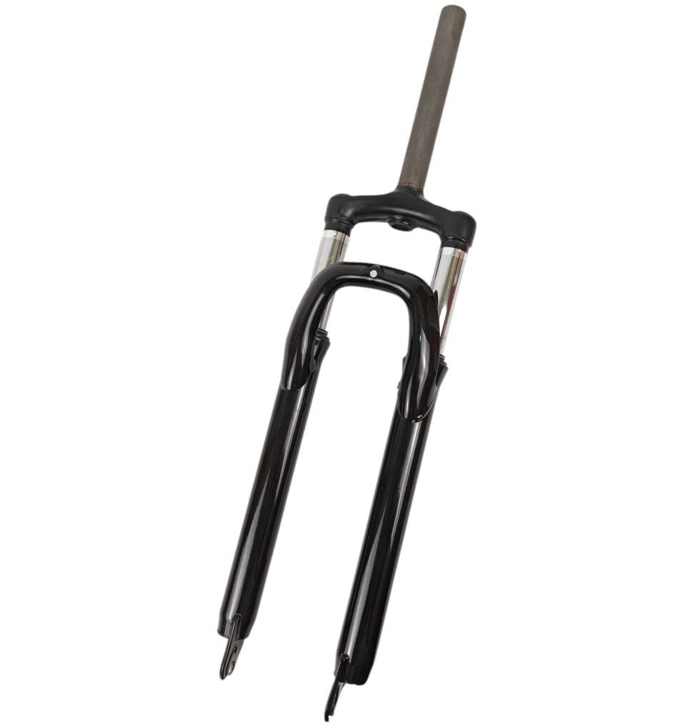 Вилка 29 амортизована безрізьбова Ø28.6mm DISK чорна  шток L-200 mm