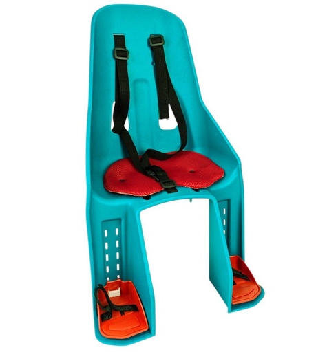 [074-52] Крісло дитяче на багажник, пластик з ніжками, зелене