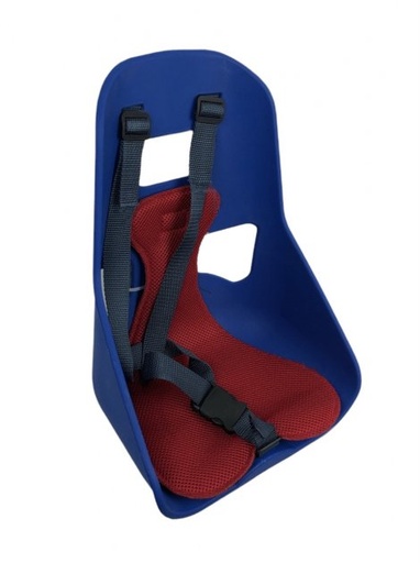 [074-34] Крісло дитяче, на раму пластик, з ВИСОКОЮ СПИНКОЮ, синє