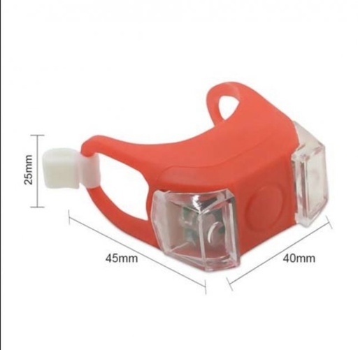 [048-16] Мигалка силікон H L-009 (848) 2 шт на батарейці