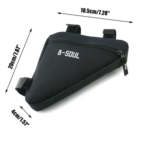 [130-32] Сумка на раму трикутна B-SOUL (18,5-20см) чорна