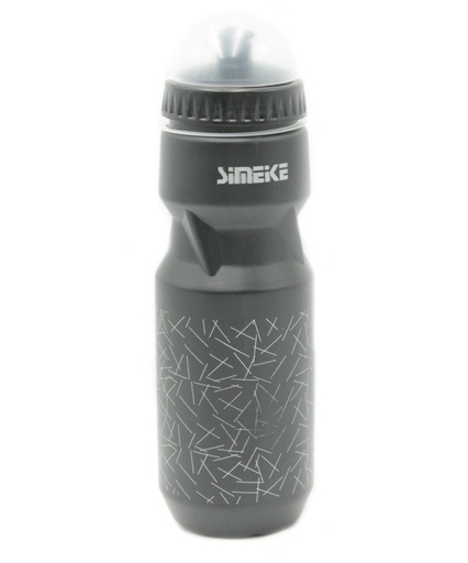 [127-43] Фляга SIMEKE 650ml пластмасова чорна матова