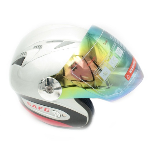 [136-32] Мотошолом №205 VIRTUE cірий, без захисту бороди