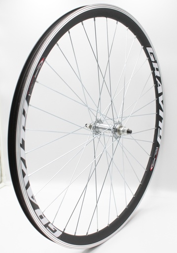 [013-030] Колесо 27,5 перед, обід (б) Gravity 2-ний чорний, втулка М на віночках