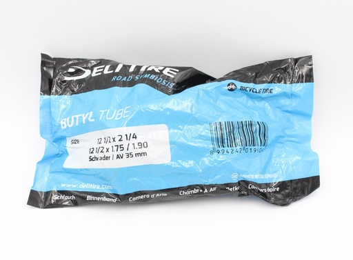 [164-22] Камера  12  1/2х1.75-1.90  DELI TIRE прямий ніпель AV 35 mm