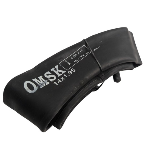 [166-02] Камера 14х1.95-2.00  OMSK різьбовий ніпель