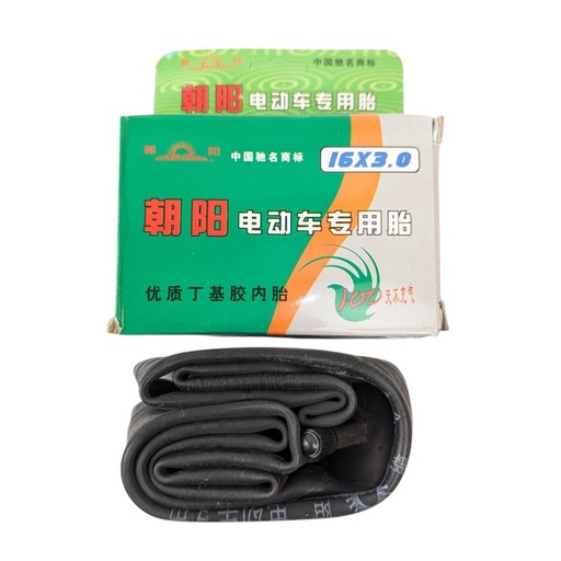 [168-36] Камера 16х3.00 (для електровелосипеда) прямий ніпель  Е-bike