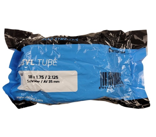 [170-24] Камера 18х1.75/2.125 DELI TIRE прямий ніпель AV 35mm