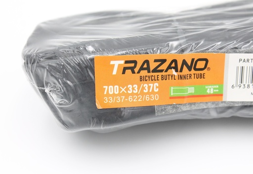 [157-32] Камера турист 28 (700x33/37С)  TRAZANO  AV 48mm