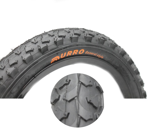 [167-16] Покришка 14-2.125 DURRO (108) шипована косичка