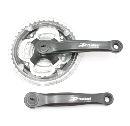 [040-34] Комплект шатунів мтв PROWHEEL (42/34/24Т) L-170mm малий чорний 