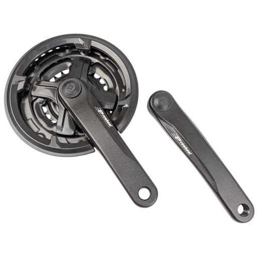 [040-38] Комплект шатунів мтв PROWHEEL (42/34/24Т) L-170mm  AL, чорний