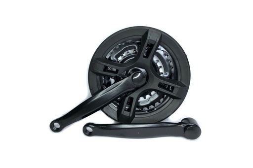 [040-14] Комплект шатунів МТВ (42/34/24Т) L-170mm малий "X" чорний