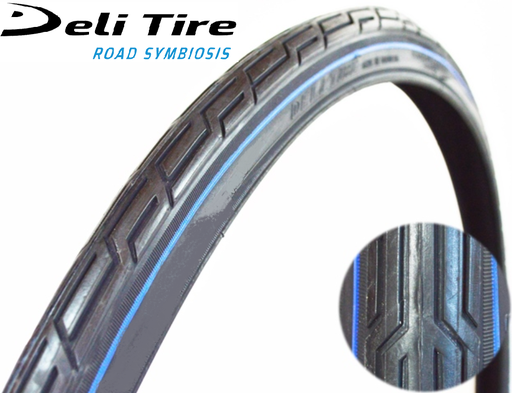 [158-56] Покришка турист 32-622 (700х32С) (28 1 1/4x1 3/4) DELI TIRE (192) дорожня