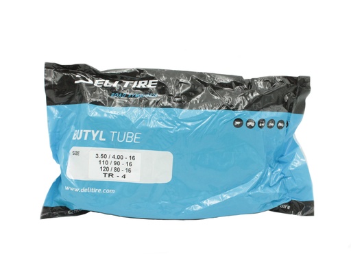 [182-22] Камера "16"  3.50/4.00-16  (110/90-16, 120/80-16)  DELI TIRE  (TR-4)