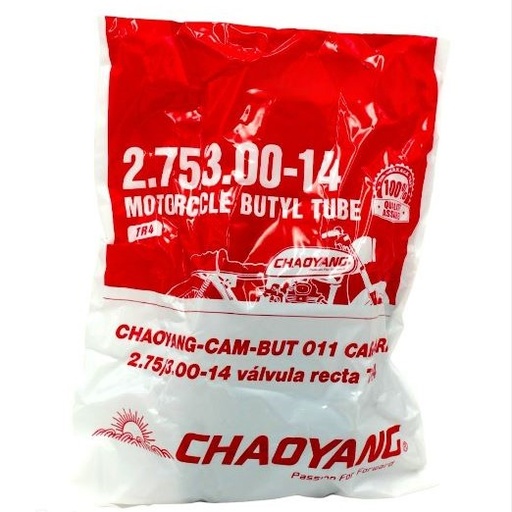 [181-25] Камера "14" 2.75/3.00-14 ChaoYang (TR-4)