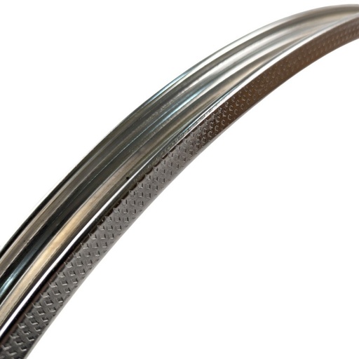 [037-74] Обід 28 сталевий НІКЕЛЬ, подвійна стінка на 36 спиць  ⌀ 3мм 