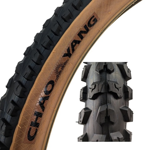 [143-64] Покришка 29-2.35 (60-622) CHAOYANG (5136) шипована оранжевий бік