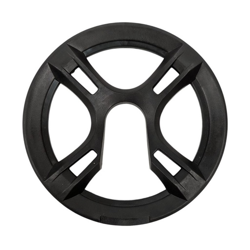 [024-40] Захист передньої зірки, на 4 отвори Малий чорний  "Х"