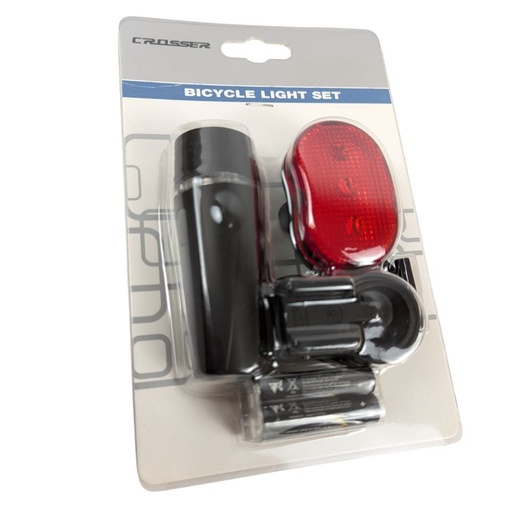 [052-281] Фара + мигалка CROSSER XC-100305 LED на батарейках