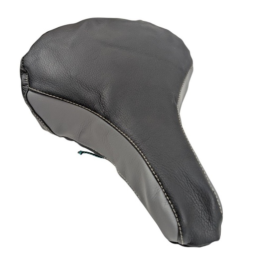 [064-50] Чохол чорний під сідло "GRAND" чорно-сірий