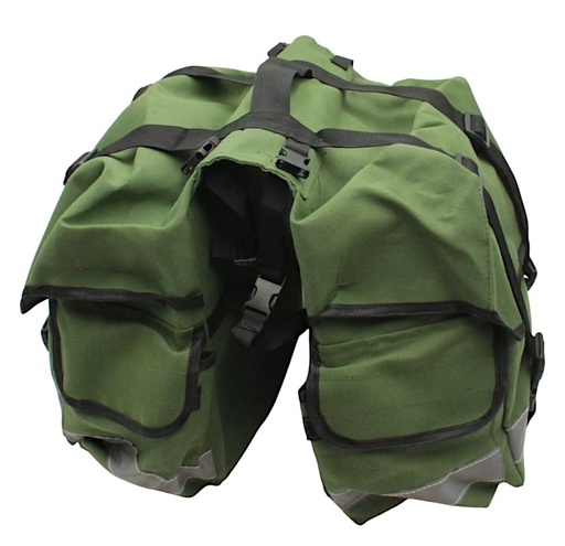 [130-50] Сумка на багажник велосипеда (05), зелена