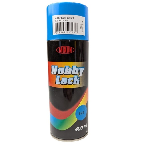 [196-06] Фарба аерозольна Mixon "Hobby Lack", яскраво-синя- 824